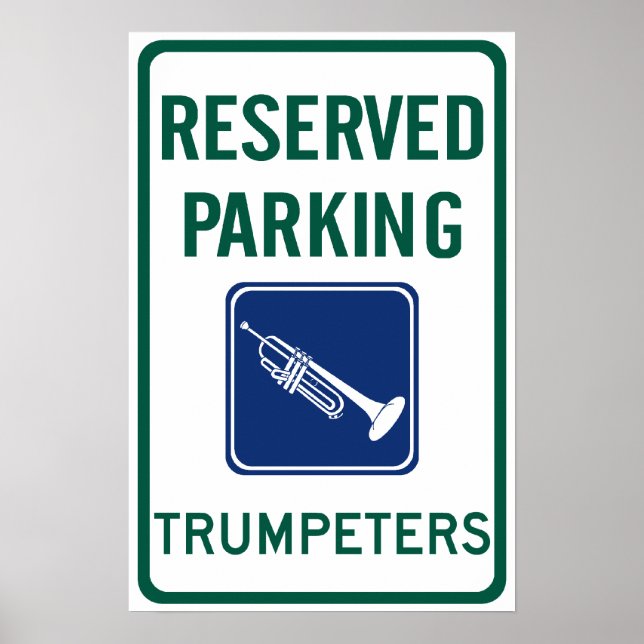 Póster Estacionamiento de Trumpeters (Frente)