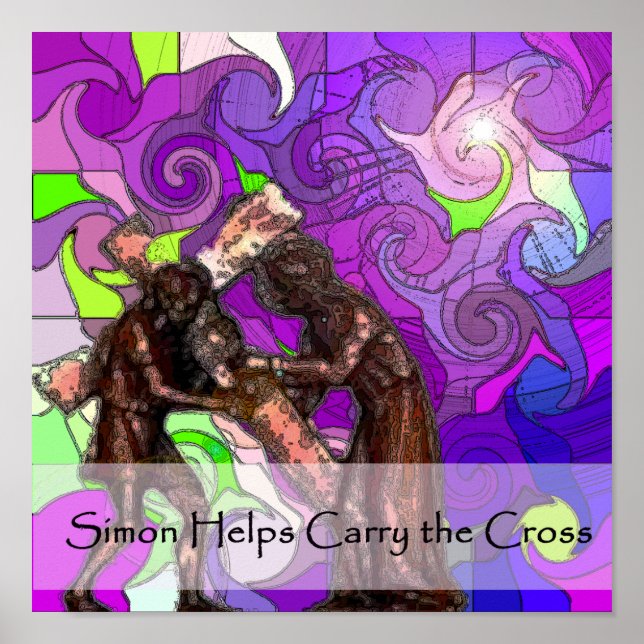 Póster Estaciones de la Cruz 8 (Frente)