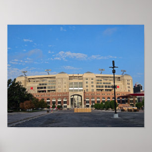 Póster Estadio conmemorativo Lincoln Nebraska Wall Poster