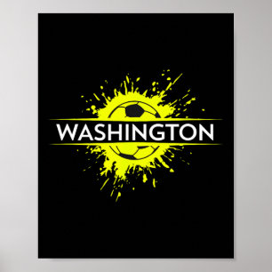 Póster Estadio de apoyo a los aficionados al fútbol de Wa