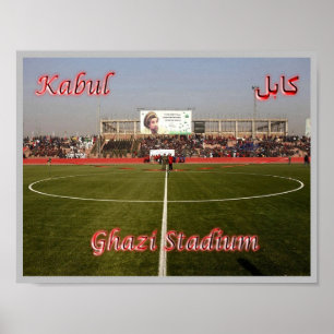 Póster Estadio de Kabul - Ghazi -