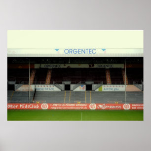 Póster Estadio de ruta rotura