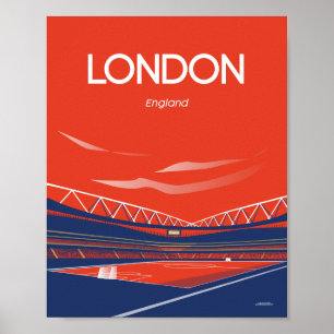 Póster Estadio Emirates del arsenal de Londres