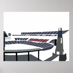 Póster Estadio Gillette
