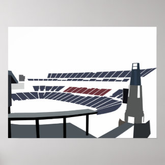 Póster Estadio Gillette