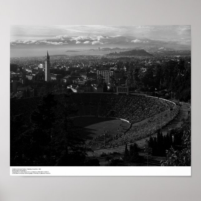 Póster Estadio Memorial de California (Frente)