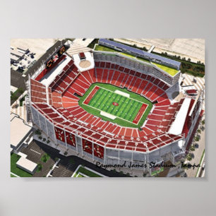 Póster Estadio Raymond James, Tampa, FL