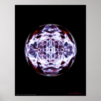 Póster Estado beta del sonido visible de la cimática