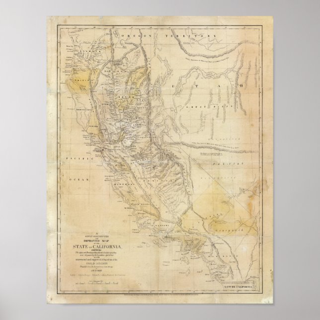 Póster Estado de California (Frente)