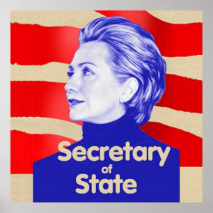 Póster Estado de Hillary