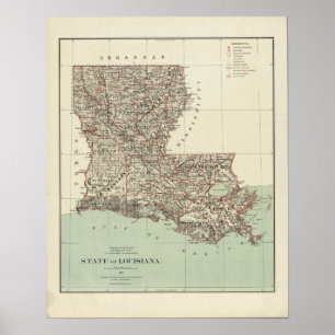 Póster Estado de Luisiana