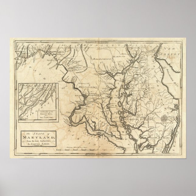 Póster Estado de Maryland 2 (Frente)