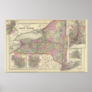 Póster Estado de Nuevo York