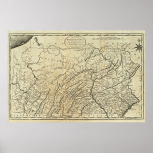 Póster Estado de Pennsylvania