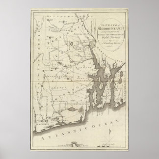 Póster Estado de Rhode Island