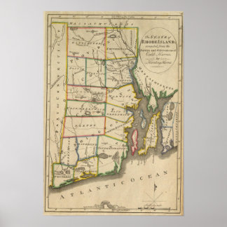 Póster Estado de Rhode Island 3