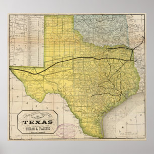 Póster Estado de Texas 2