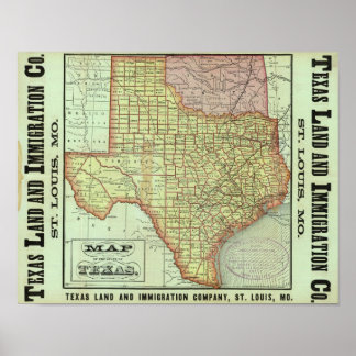 Póster Estado de Texas 3
