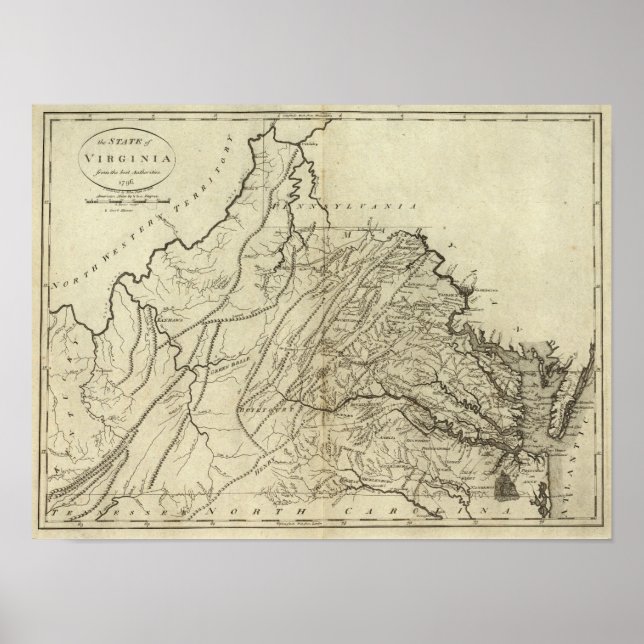 Póster Estado de Virginia (Frente)