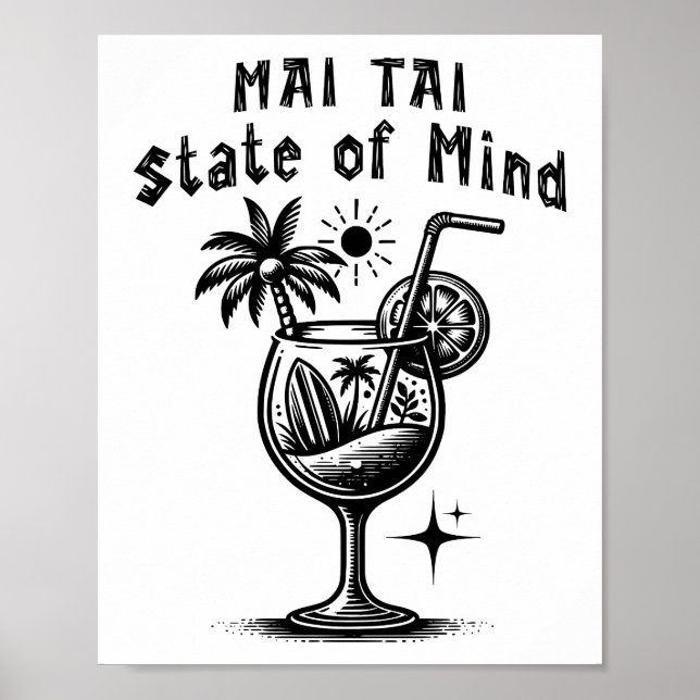 Póster Estado Mental de Mai Tai (Frente)