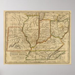 Póster Estados de Occidente