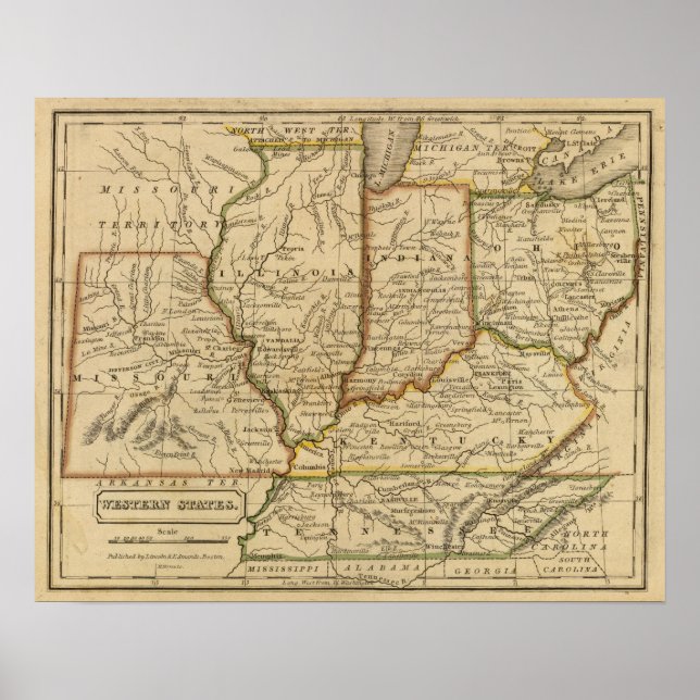 Póster Estados de Occidente (Frente)