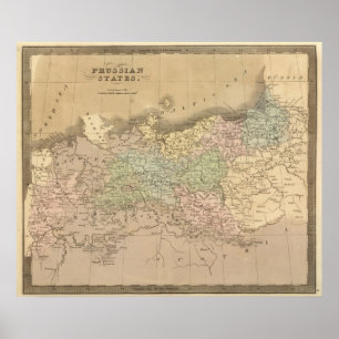 Póster Estados prusianos