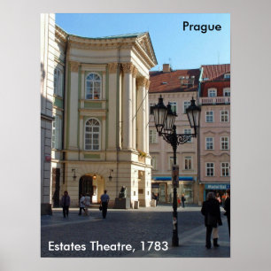 Póster Estados teatro, Praga, 2006