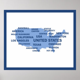 Póster Estados Unidos