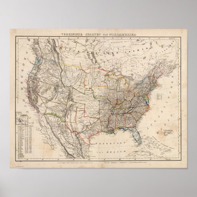 Póster Estados Unidos 15 (Frente)