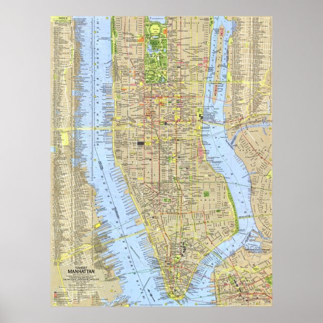 Póster Estados Unidos: 1964/heute NYC - Manhattan Reise K (Frente)