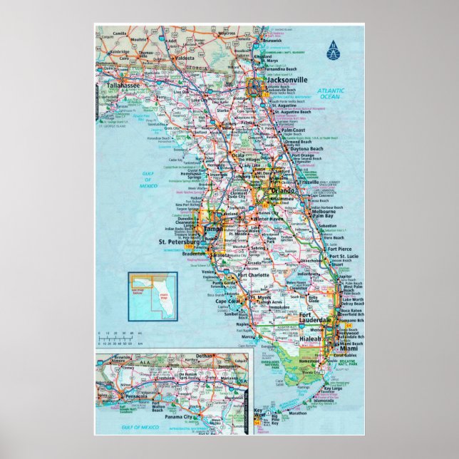 Póster Estados Unidos: 2015/heute Florida - Detaillierte  (Frente)