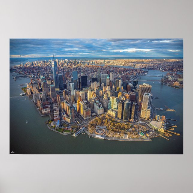 Póster "Estados Unidos: 2020/hoy Nueva York - Skyline ... (Frente)