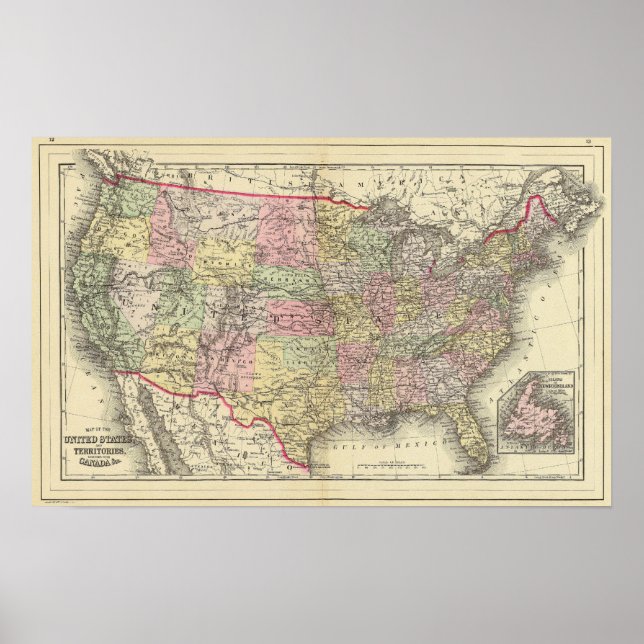 Póster Estados Unidos 28 (Frente)