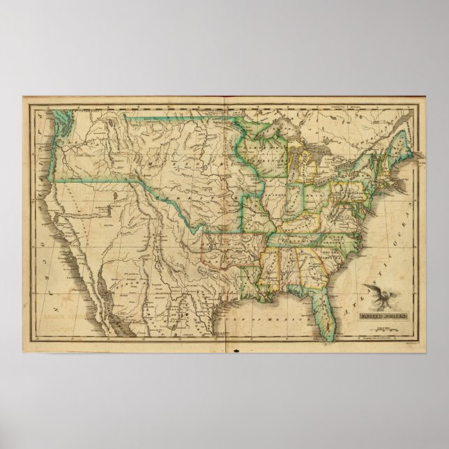 Póster Estados Unidos 32 (Frente)