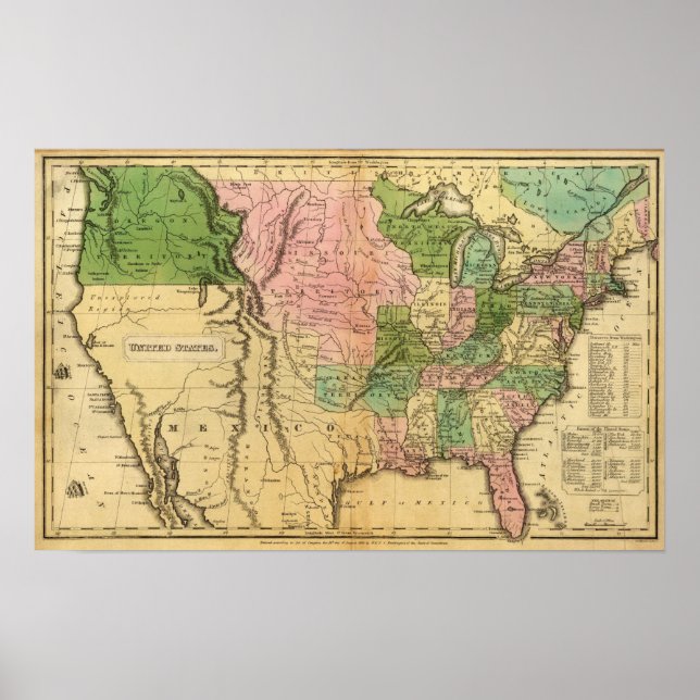 Póster Estados Unidos 36 (Frente)