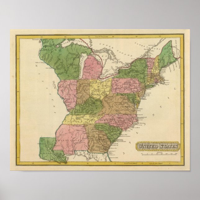 Póster Estados Unidos 5 (Frente)
