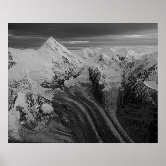 Póster Estados Unidos, Alaska, Parque Nacional Denali, Vi (Frente)
