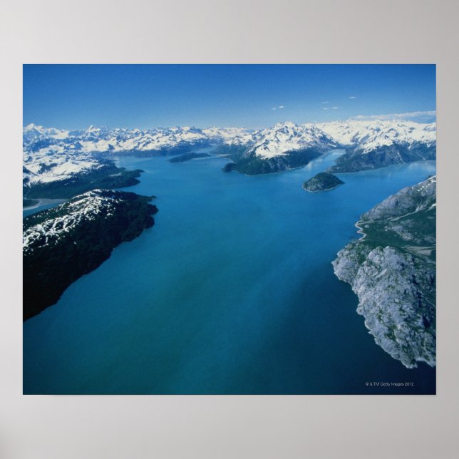 Póster Estados Unidos, Alaska, Parque Nacional Glacier Ba (Frente)