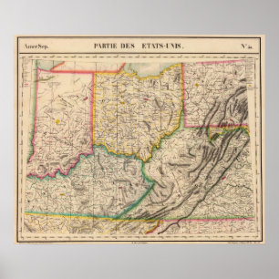 Póster Estados Unidos, América septiembre del 50