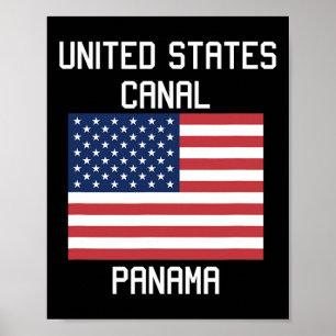 Póster Estados Unidos Canal de Panamá Canal de Panamá Tru