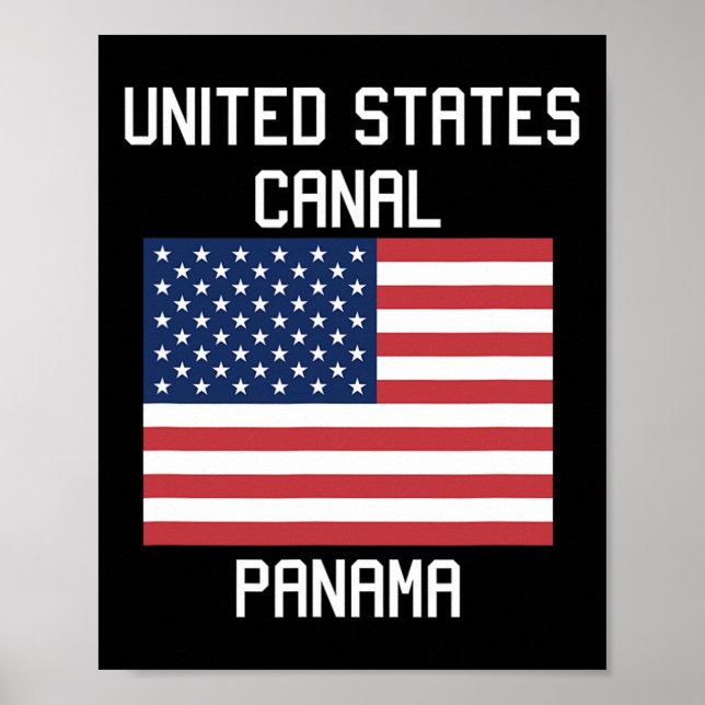 Póster Estados Unidos Canal de Panamá Canal de Panamá Tru (Frente)