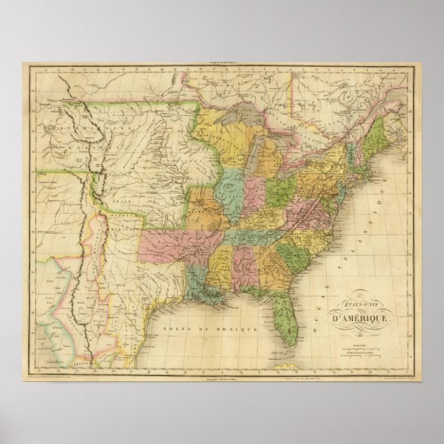 Póster Estados Unidos de América (Frente)