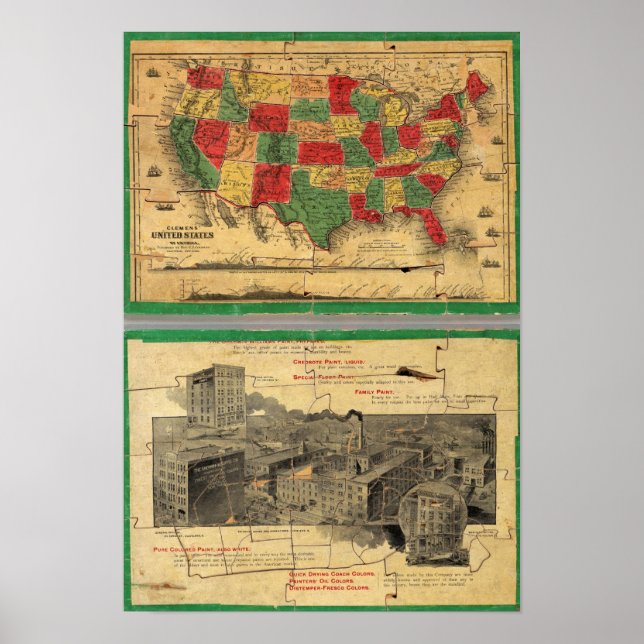 Póster Estados Unidos de América 10 (Frente)