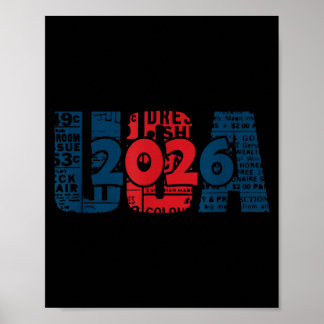 Póster Estados Unidos de América - 250 Años - 2026 - EE. 