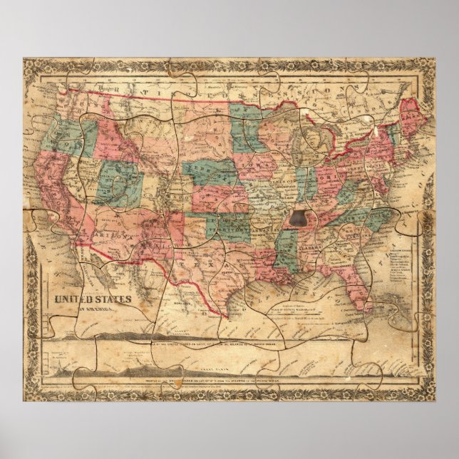 Póster Estados Unidos de América 5 (Frente)