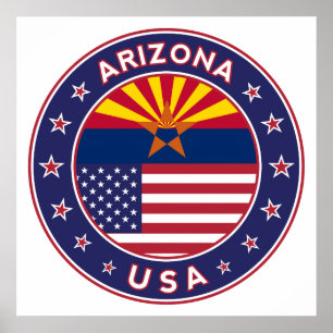 Póster Estados Unidos de América, Arizona