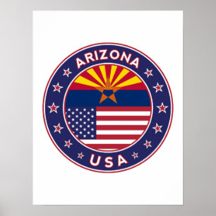 Póster Estados Unidos de América, Arizona