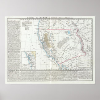 Póster Estados Unidos de California