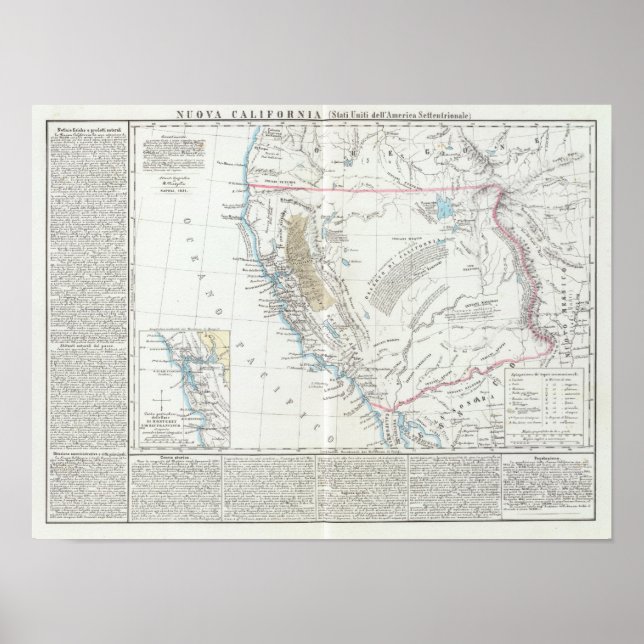 Póster Estados Unidos de California (Frente)